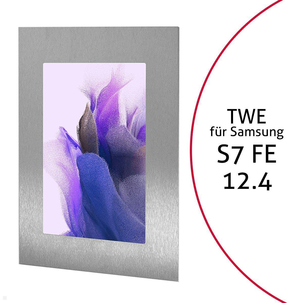 TabLines TWE102E Tablet Wandeinbau für Samsung Tab S7 FE 12.4, Edelstahl TabLines TWE102E Tablet Wandeinbau für Samsung Tab S7 FE 12.4, Edelstahl