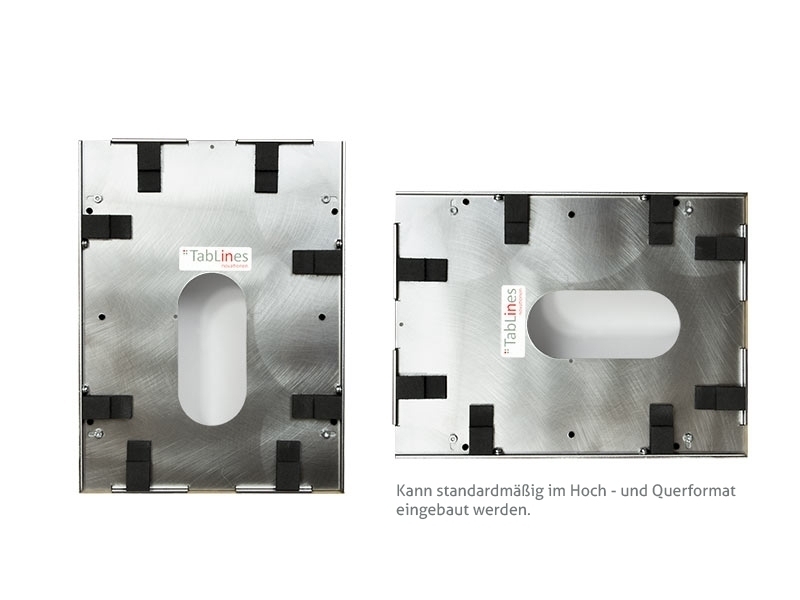 TabLines TWE046O Tablet Wandeinbau für Apple iPad Pro 9.7 - DS, Eiche Hoch- und Querformat TabLines TWE046O Tablet Wandeinbau für Apple iPad Pro 9.7 - DS, Eiche Hoch- und Querformat