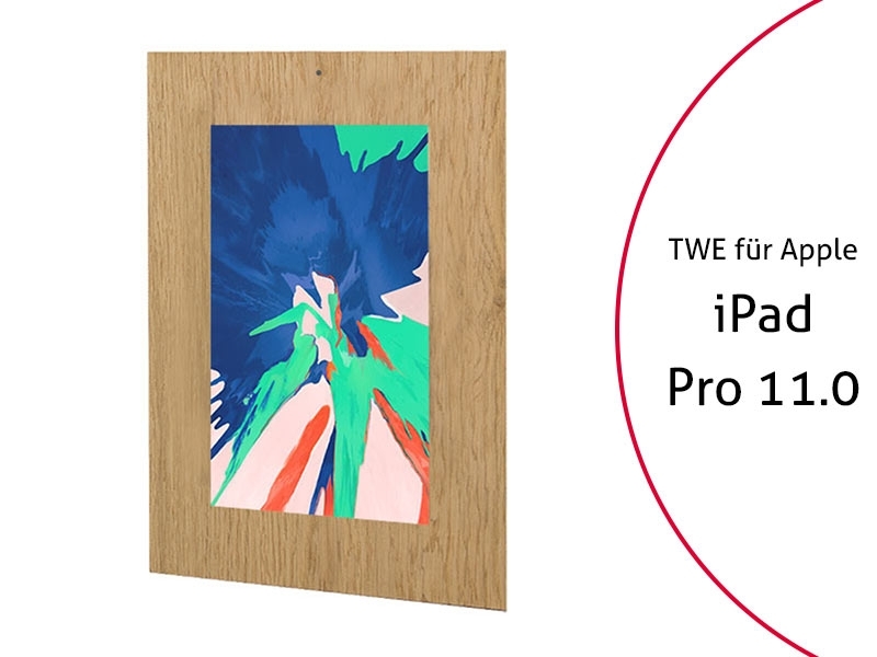 TabLines TWE070O Tablet Wandeinbau für Apple iPad Pro 11.0, DS, Eiche TabLines TWE070O Tablet Wandeinbau für Apple iPad Pro 11.0, DS, Eiche