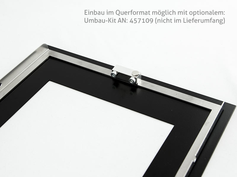 TabLines TWE018E Tablet Wandeinbau für Apple iPad Mini 4 + Mini 5, HB, Edelstahl optionales Umbau-Kit TabLines TWE018E Tablet Wandeinbau für Apple iPad Mini 4 + Mini 5, HB, Edelstahl optionales Umbau-Kit