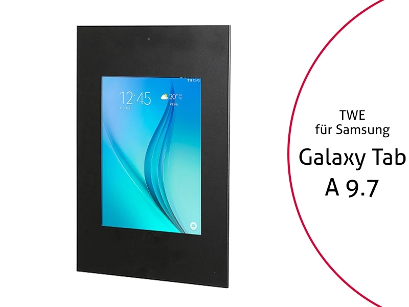 TabLines TWE012B Tablet Wandeinbau für Samsung Tab A 9.7 - DS, schwarz TabLines TWE012B Tablet Wandeinbau für Samsung Tab A 9.7 - DS, schwarz