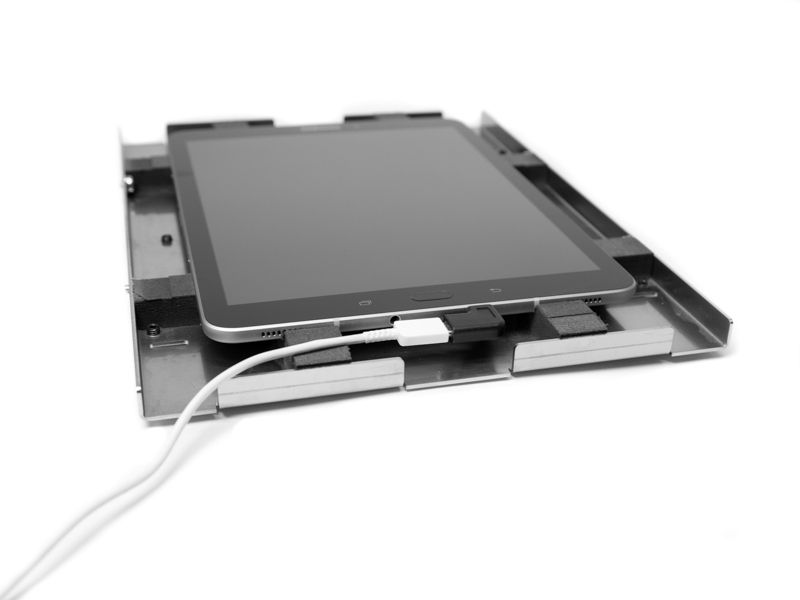 TabLines Winkeladapter USB C Adapter Kabelführung Tablet Schutzgehäuse TabLines Winkeladapter USB C Adapter Kabelführung Tablet Schutzgehäuse