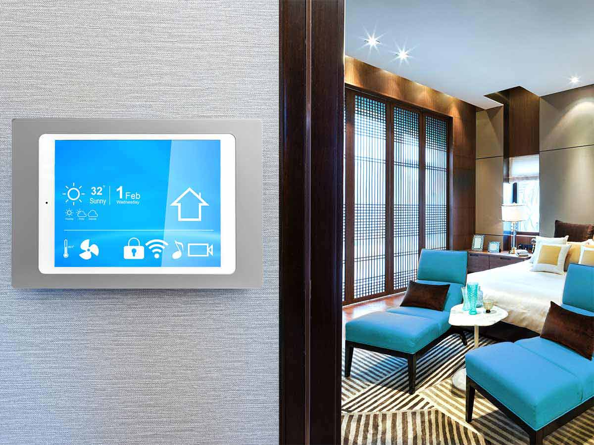 TabLines TWH025S Tablet Wandhalterung für Samsung Galaxy Tab A 10.1 (2019), silber Anwendung Hotel TabLines TWH025S Tablet Wandhalterung für Samsung Galaxy Tab A 10.1 (2019), silber Anwendung Hotel