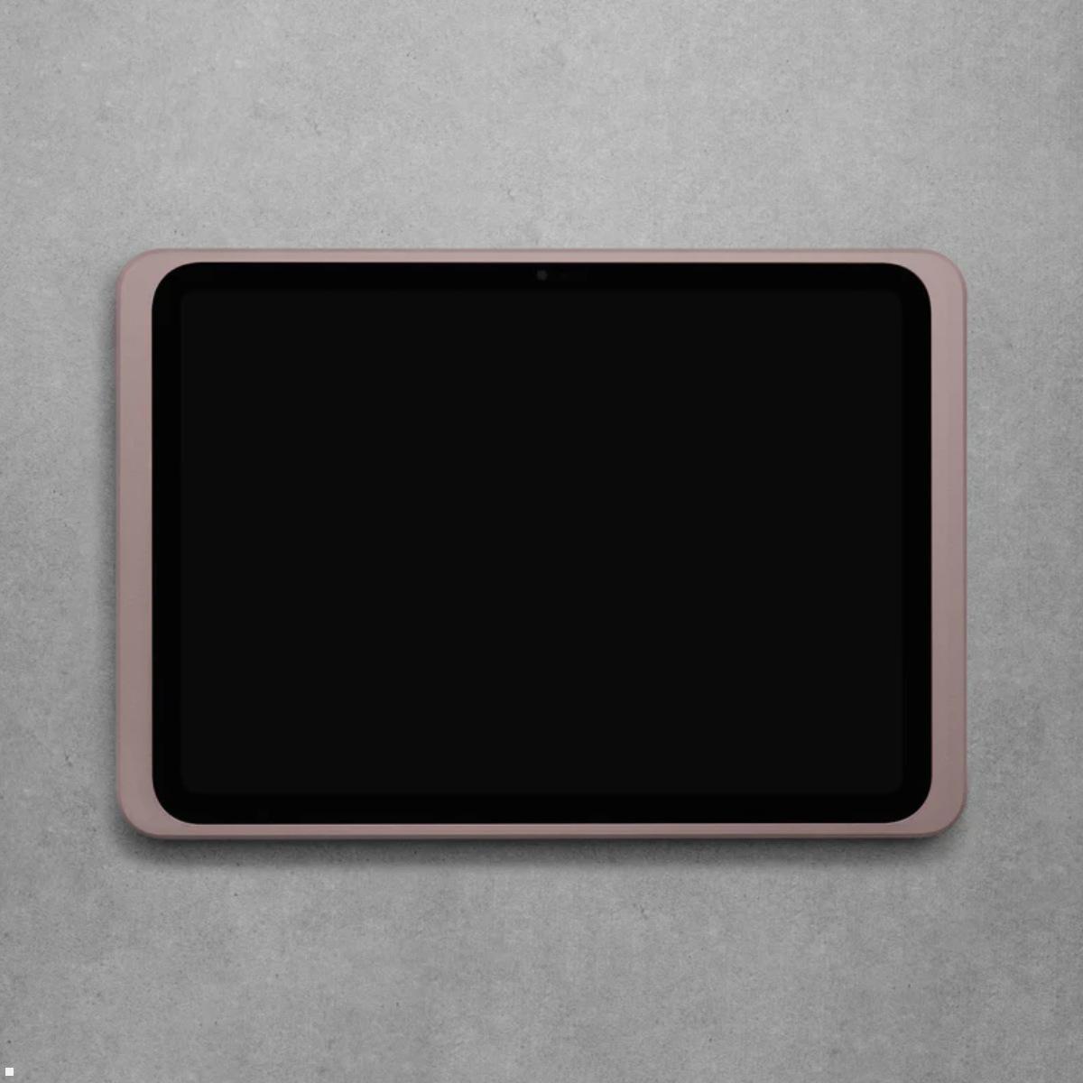 Displine Dame Wall 2.0 Wandhalter Apple iPad 10.9 (10. Gen.) mit USB-C, rosegold eloxiert Ansicht frontal Displine Dame Wall 2.0 Wandhalter Apple iPad 10.9 (10. Gen.) mit USB-C, rosegold eloxiert Ansicht frontal