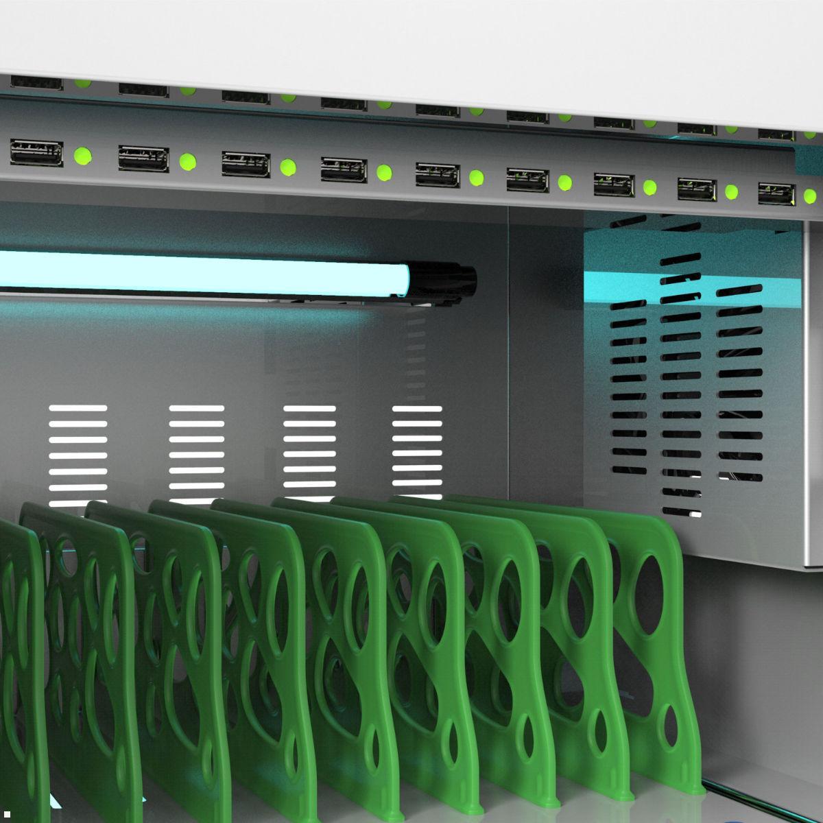 Good Connections ANTARES T10 Tablet Ladeschrank 10 Geräte, grau (PCT01-A10G), UV-C Lampe Good Connections ANTARES T10 Tablet Ladeschrank 10 Geräte, grau (PCT01-A10G), UV-C Lampe