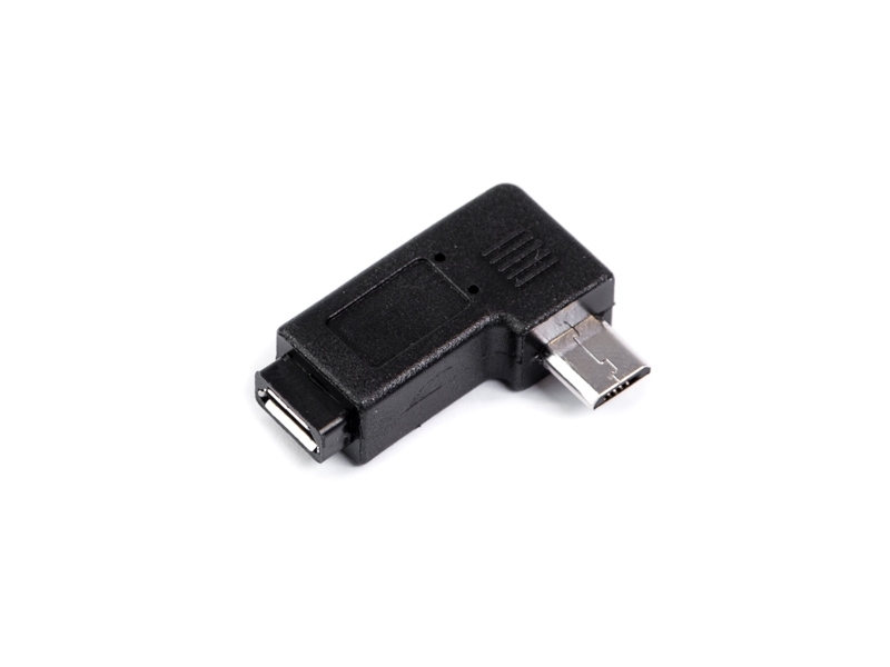 TabLines Winkeladapter micro-USB Stecker rechts (Typ B/Kupplung AB) TabLines Winkeladapter micro-USB Stecker rechts (Typ B/Kupplung AB)