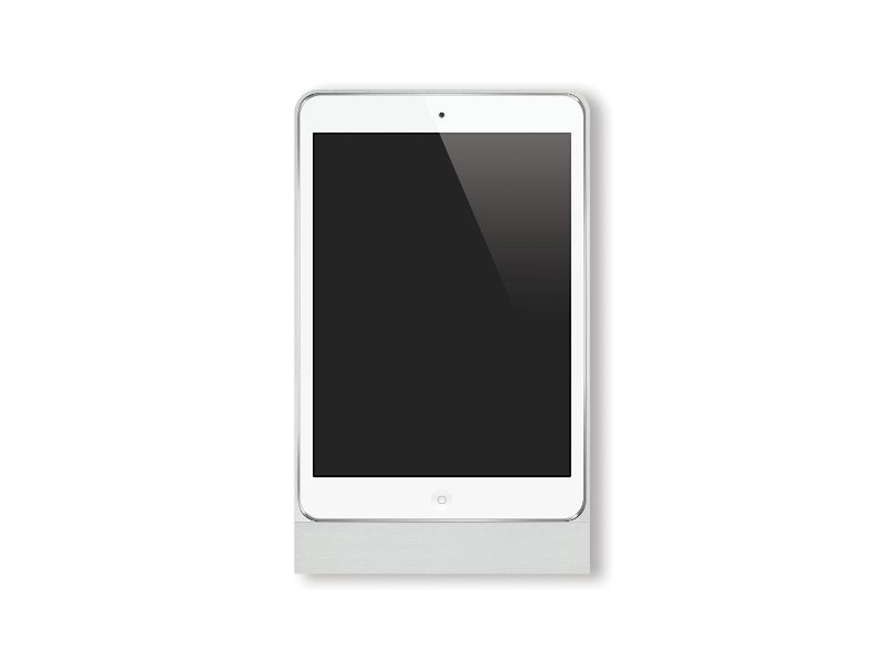 Basalte Eve iPad Mini 4 Tablethalter eckig gebürstetes Alu
