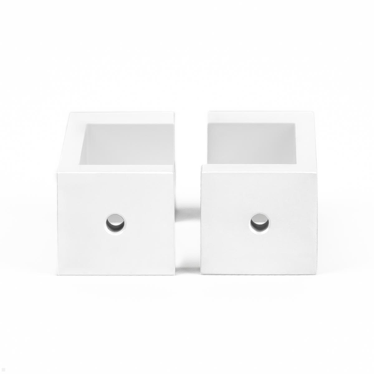 MonLines MBRE60W Befestigungsrechteck für Rohre 55-60 mm weiß MonLines MBRE60W Befestigungsrechteck für Rohre 55-60 mm weiß