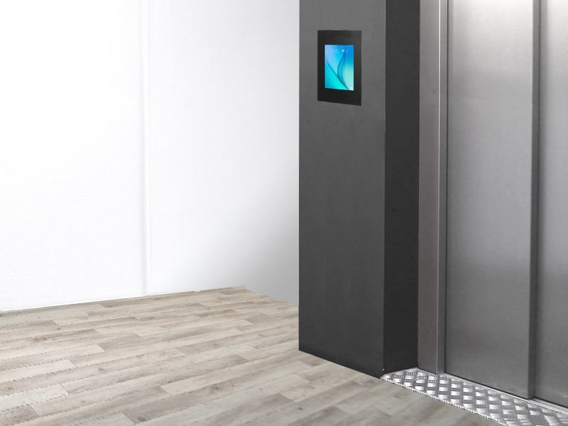 TabLines TWE011B Tablet Wandeinbau für Samsung Tab A 9.7, schwarz Anwendungsbeispiel TabLines TWE011B Tablet Wandeinbau für Samsung Tab A 9.7, schwarz Anwendungsbeispiel