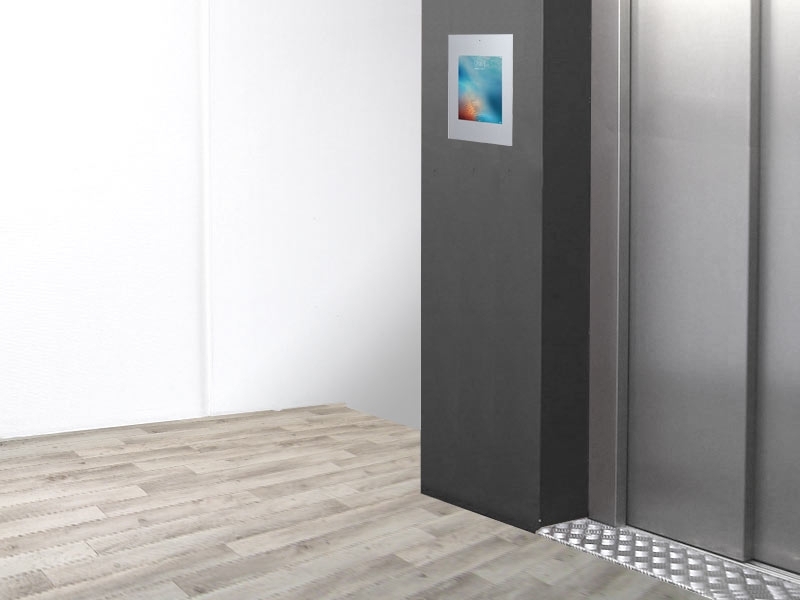 TabLines TWE046S Tablet Wandeinbau für Apple iPad Pro 9.7 - DS, silber Anwendungsbeispiel TabLines TWE046S Tablet Wandeinbau für Apple iPad Pro 9.7 - DS, silber Anwendungsbeispiel