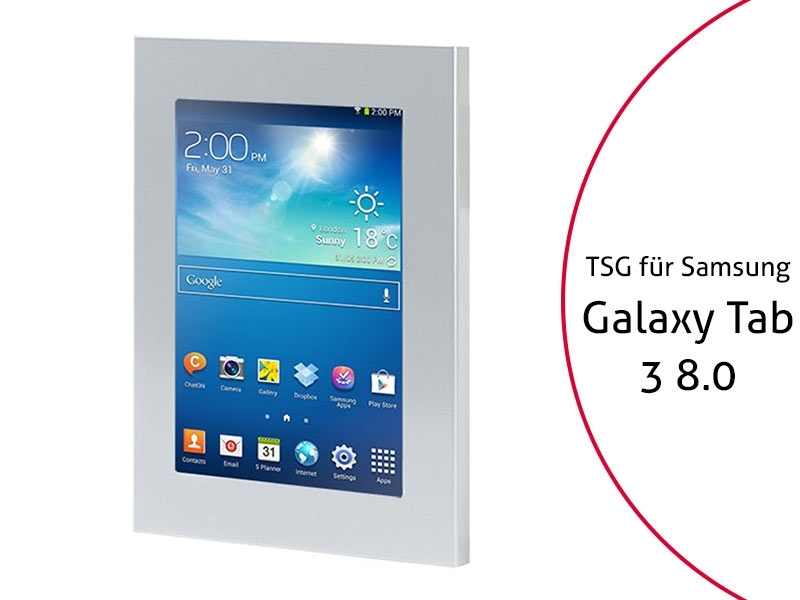 TabLines TSG006S Tablet Schutzgehäuse für Samsung Tab 3 8.0, silber TabLines TSG006S Tablet Schutzgehäuse für Samsung Tab 3 8.0, silber