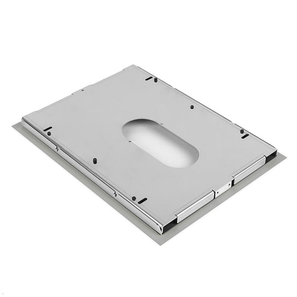 TabLines TWE088S Tablet Wandeinbau für Apple iPad 10.2 (7./8./9. Gen), DS, silber, Rückseite TabLines TWE088S Tablet Wandeinbau für Apple iPad 10.2 (7./8./9. Gen), DS, silber, Rückseite