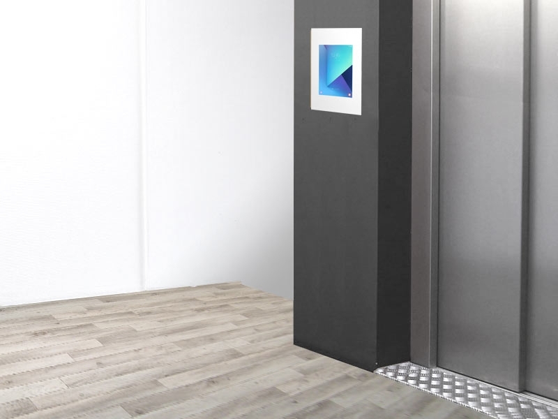 TabLines TWE066W Tablet Wandeinbau für Samsung Tab S4 10.5, DS, weiß Anwendungsbeispiel TabLines TWE066W Tablet Wandeinbau für Samsung Tab S4 10.5, DS, weiß Anwendungsbeispiel