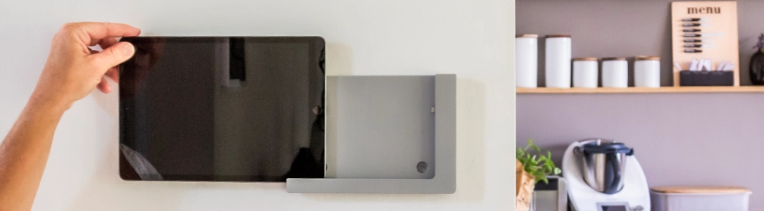 tablet-wandhalterung-rahmen-schnell-entnehmbar.jpg Tablet Halterung Wand leicht entnehmbar