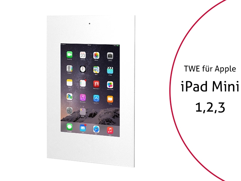 TabLines TWE042W Tablet Wandeinbau für Apple iPad Mini 1/2/3 DS TabLines TWE042W Tablet Wandeinbau für Apple iPad Mini 1/2/3 DS