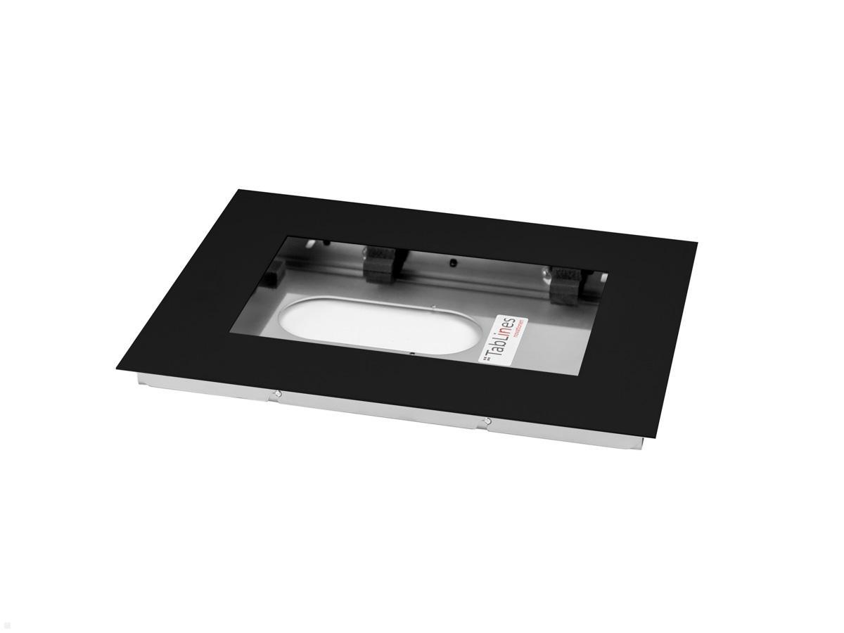 Tablet Wand Halterung Samsung Galaxy Tab S7+ 12.4, schwarz, Seitenansicht Tablet Wand Halterung Samsung Galaxy Tab S7+ 12.4, schwarz, Seitenansicht