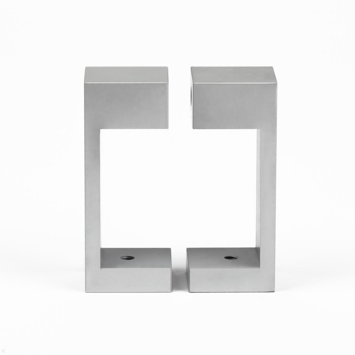 MonLines MBRE45S Befestigungsrechteck für Rohre 40-45mm silber MonLines MBRE45S Befestigungsrechteck für Rohre 40-45mm silber