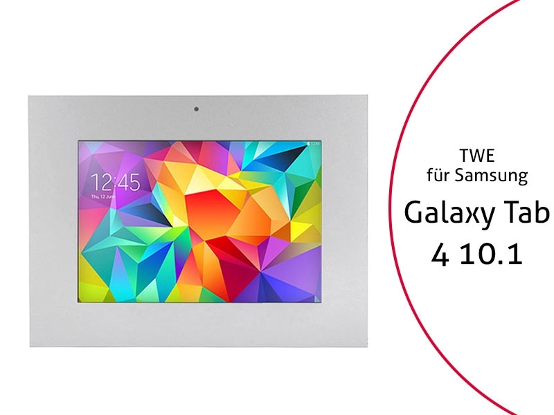 TabLines TWE004S Tablet Wandeinbau für Samsung Tab 4 10.1 DS, silber TabLines TWE004S Tablet Wandeinbau für Samsung Tab 4 10.1 DS, silber