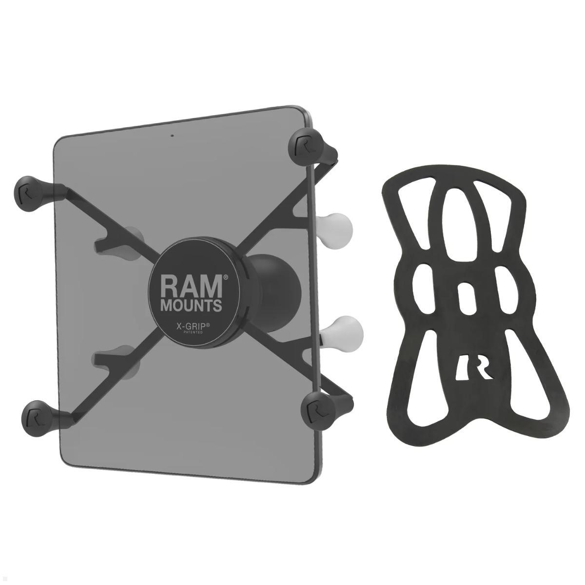 RAM Mounts X-Grip Tablet Universalhalterung für 7-8 Zoll Tablets mit C-Kugel (RAM-HOL-UN8BCU)
