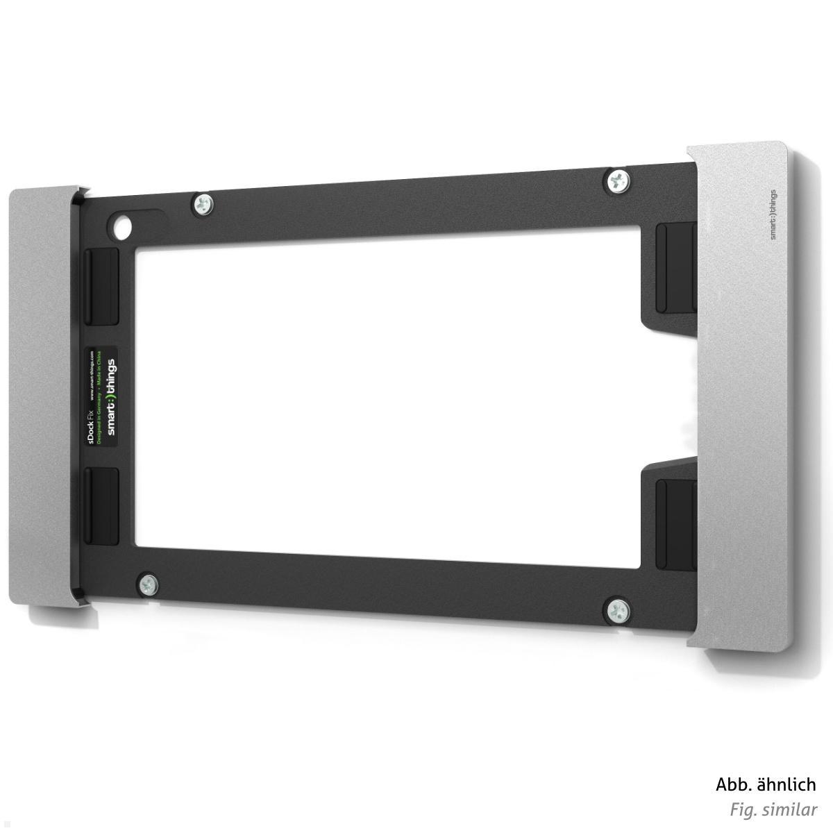 smart things sDock Fix Wandhalter Samsung Tab S7+ / S7FE / S8+ 12.4, schwarz, Rahmen smart things sDock Fix Wandhalter Samsung Tab S7+ / S7FE / S8+ 12.4, schwarz, Rahmen