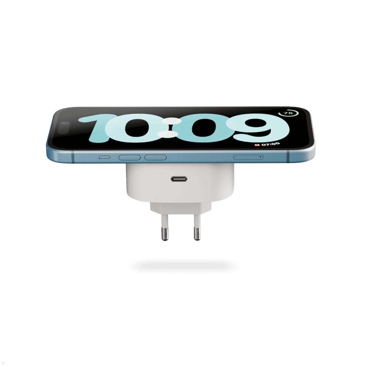 Zens ZESC18W/00 Wireless Charging Stecker, weiß magnetische Ladestation Zens ZESC18W/00 Wireless Charging Stecker, weiß magnetische Ladestation