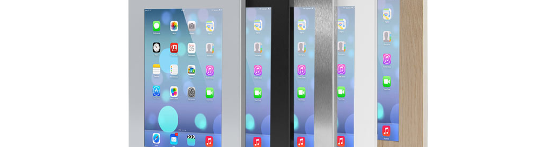 iPad Halterung mit Diebstahlschutz für alle Apple Modelle iPad Halterung mit Diebstahlschutz für alle Apple Modelle