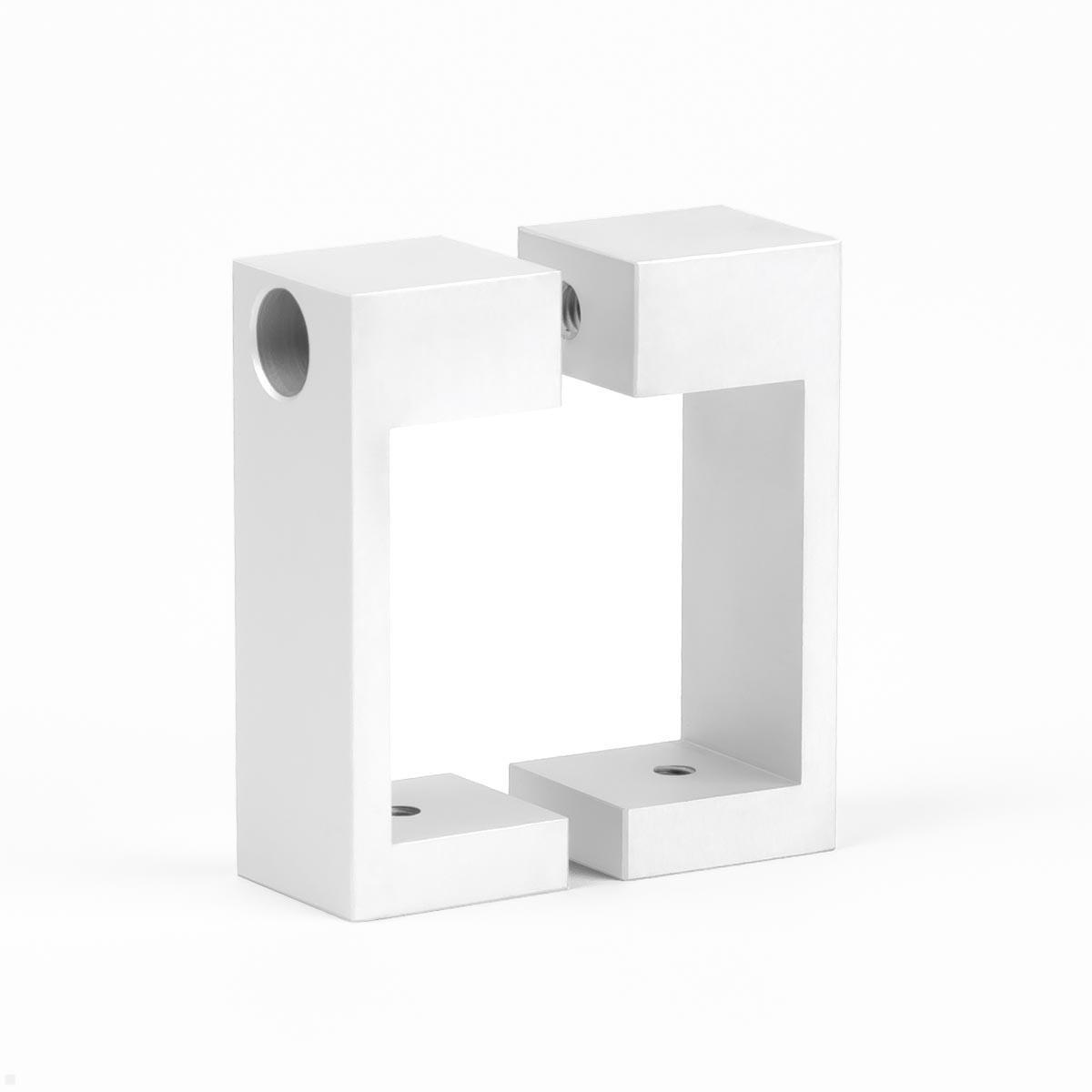 MonLines MBRE40W Befestigungsrechteck für Rohre 35-40mm weiß MonLines MBRE40W Befestigungsrechteck für Rohre 35-40mm weiß