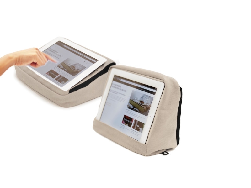 Bosign Multifunktions-Tablet Kissen, beige/schwarz Höhenverstellbar Bosign Multifunktions-Tablet Kissen, beige/schwarz Höhenverstellbar