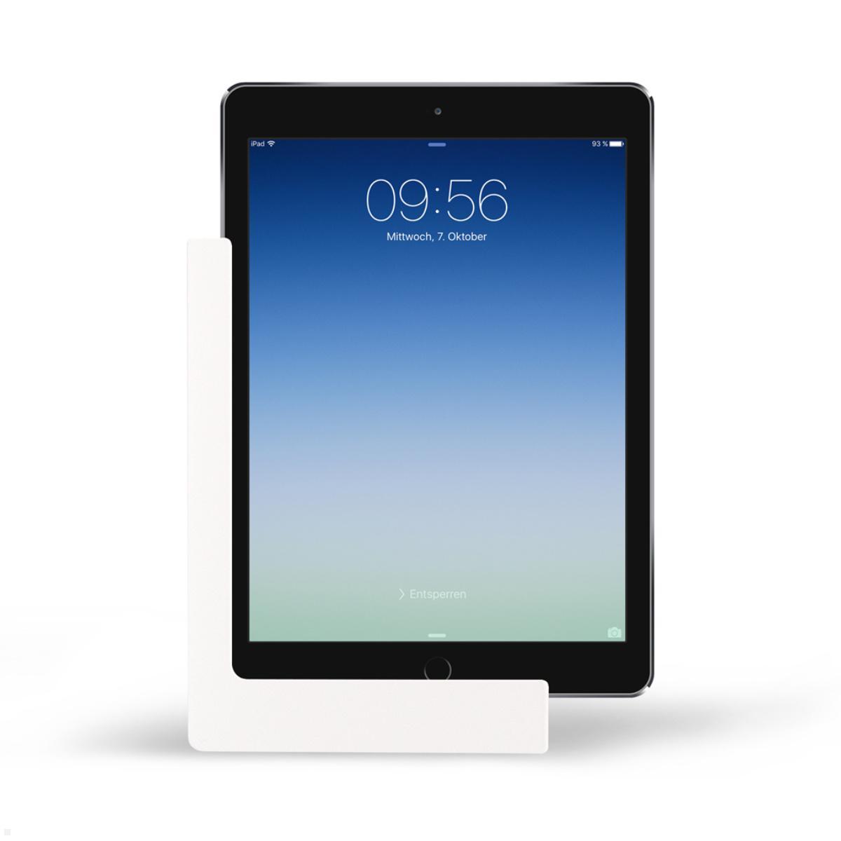 TabLines TWP014W Wandhalterung für Apple iPad Pro 9.7, weiß, Hochformat TabLines TWP014W Wandhalterung für Apple iPad Pro 9.7, weiß, Hochformat