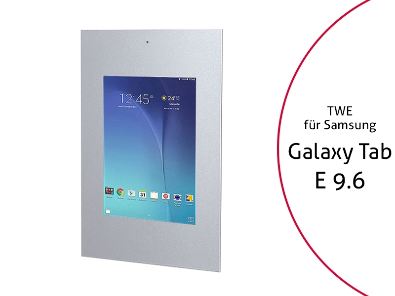 TabLines TWE030S Tablet Wandeinbau für Samsung Tab E 9.6 DS, silber TabLines TWE030S Tablet Wandeinbau für Samsung Tab E 9.6 DS, silber