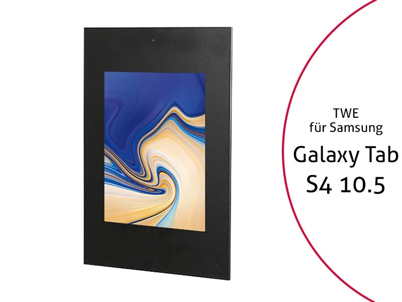 TabLines TWE066B Tablet Wandeinbau für Samsung Tab S4 10.5, DS, schwarz TabLines TWE066B Tablet Wandeinbau für Samsung Tab S4 10.5, DS, schwarz