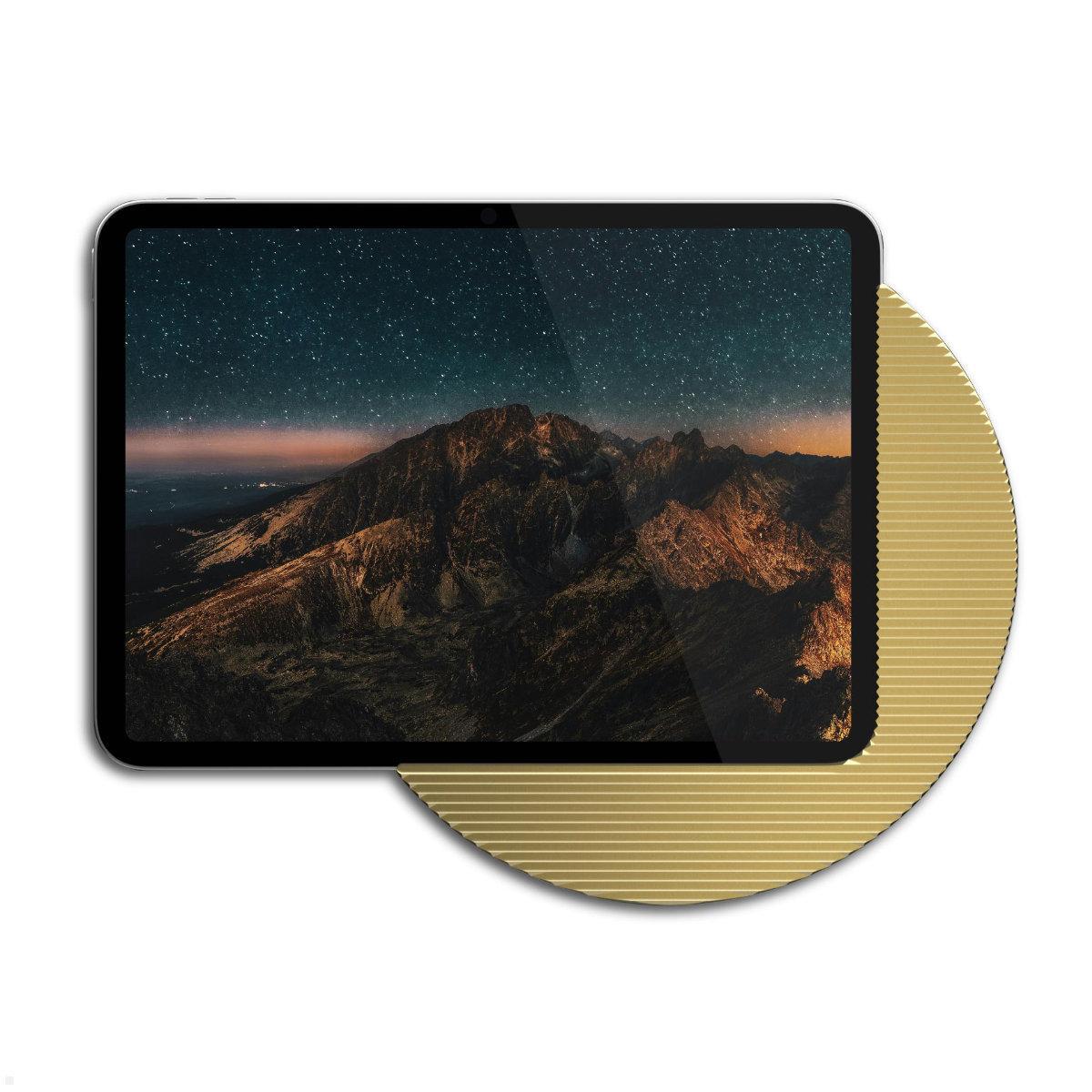 Displine Moonlight Wall Apple iPad 10.9 (10.Gen) Wandhalter USB-C, gold eloxiert Displine Moonlight Wall Apple iPad 10.9 (10.Gen) Wandhalter USB-C, gold eloxiert