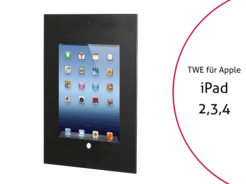 TabLines TWE027B Tablet Wandeinbau Apple iPad 2-3-4, DS, HB TabLines TWE027B Tablet Wandeinbau Apple iPad 2-3-4, DS, HB