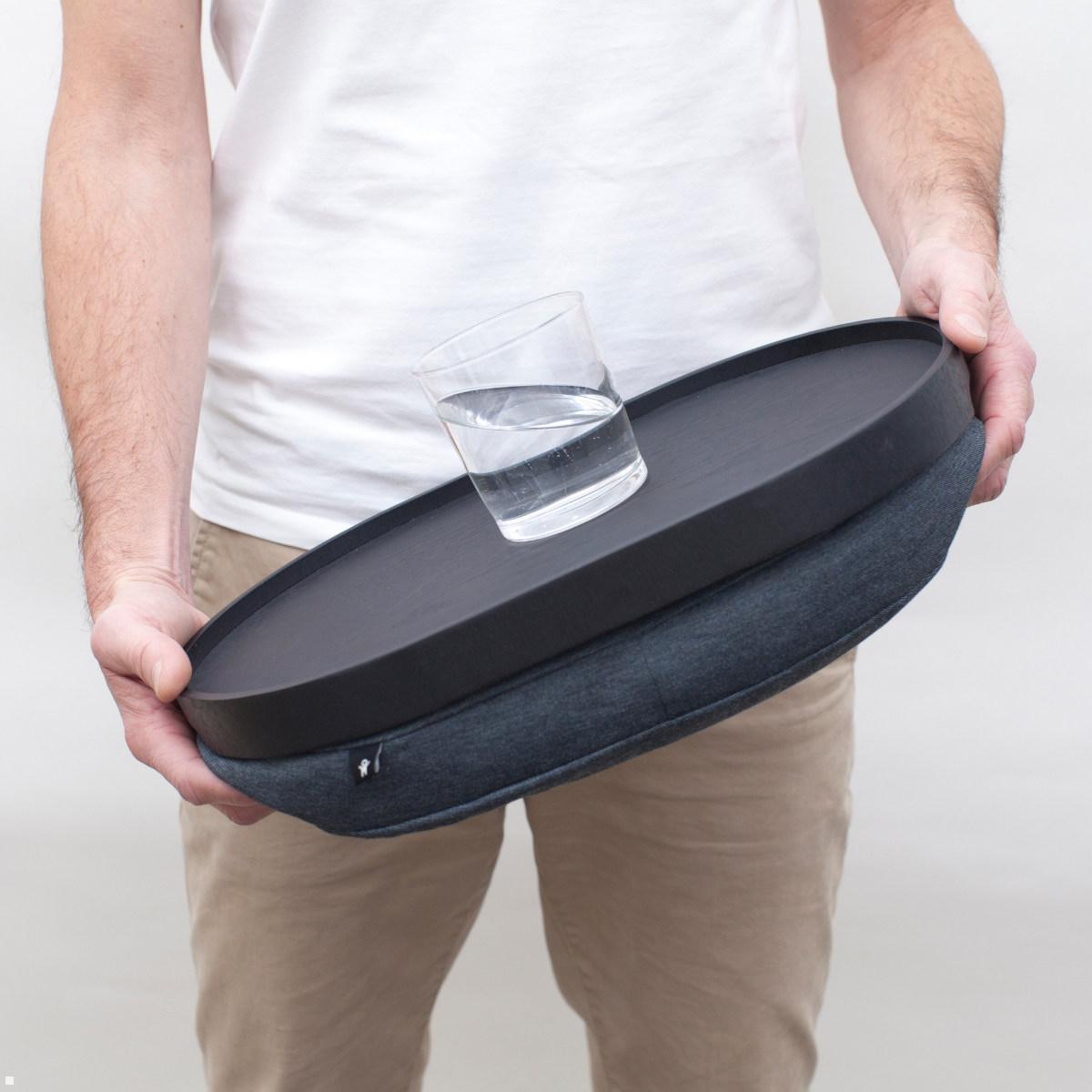 Bosign CurveLine Mini Laptop Knietablett, rutschfeste Oberfläche, Weidenholz, rutschfeste Oberfläche Bosign CurveLine Mini Laptop Knietablett, rutschfeste Oberfläche, Weidenholz, rutschfeste Oberfläche