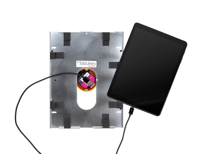 TabLines TWE081S Tablet Wandeinbau für Microsoft Surface Go, silber optionale Stromversorgung TabLines TWE081S Tablet Wandeinbau für Microsoft Surface Go, silber optionale Stromversorgung