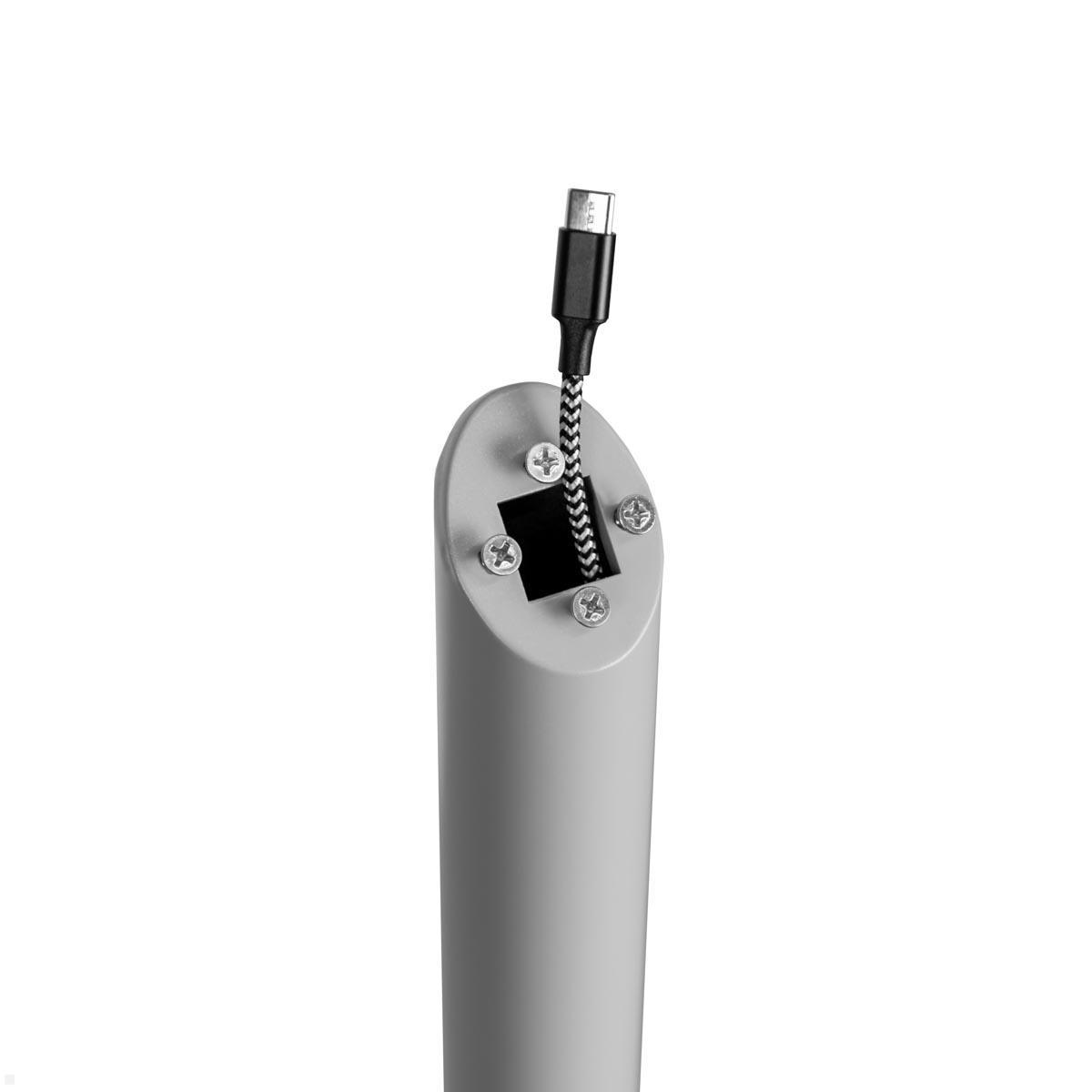 TabLines TBS003E Boden Tabletständer, Edelstahl, Kabelführung Säule TabLines TBS003E Boden Tabletständer, Edelstahl, Kabelführung Säule