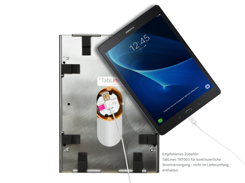 TabLines TWE049W Tablet Wandeinbau für Samsung Tab A 10.1 - HB, weiß optionale Stromversorgung TabLines TWE049W Tablet Wandeinbau für Samsung Tab A 10.1 - HB, weiß optionale Stromversorgung