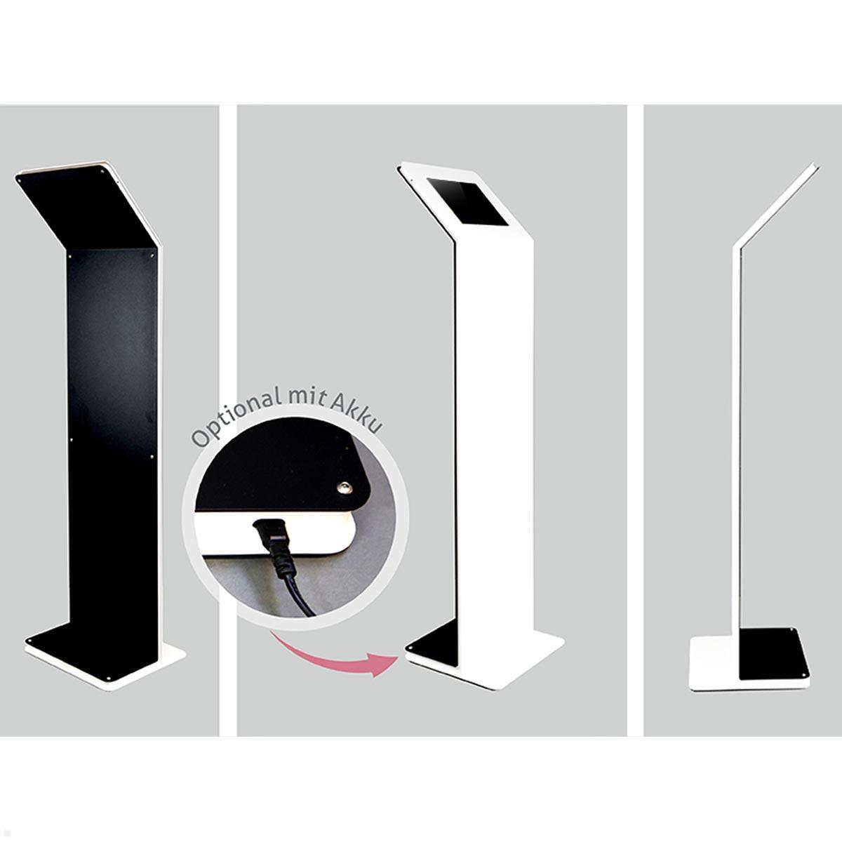 TabLines TBS109 Design Tabletständer mit Akku Apple iPad 10.9 (10. Gen.), weiß / schwarz TabLines TBS109 Design Tabletständer mit Akku Apple iPad 10.9 (10. Gen.), weiß / schwarz