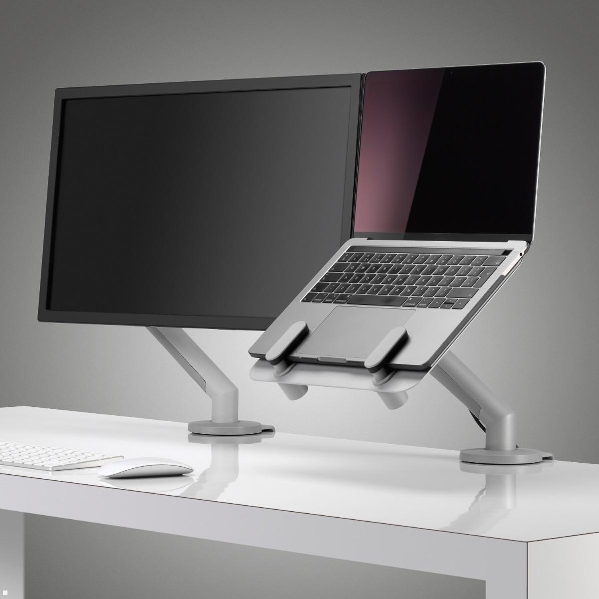CBS Ollin / Flo Laptop- und Tablethalterung (LAP/003/S), silber, Dual Halterung CBS Ollin / Flo Laptop- und Tablethalterung (LAP/003/S), silber, Dual Halterung