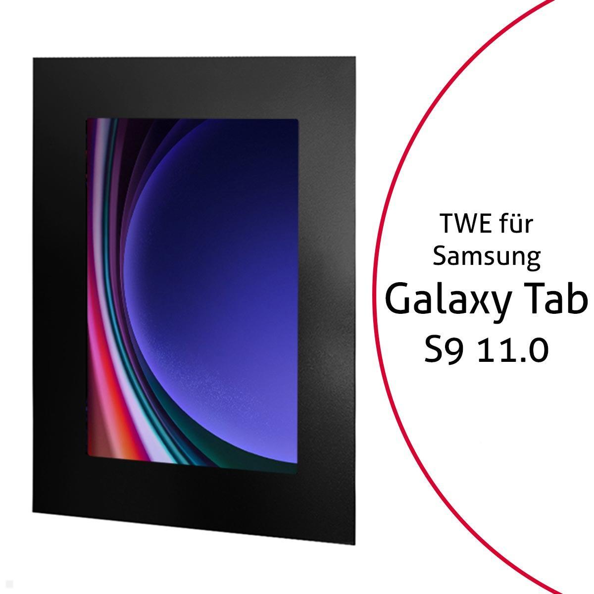 TabLines TWE110B Tablet Wandeinbau für Samsung Tab S9 11.0, schwarz TabLines TWE110B Tablet Wandeinbau für Samsung Tab S9 11.0, schwarz
