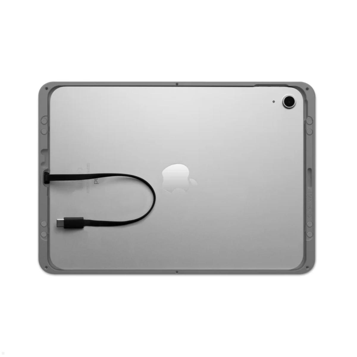 Displine Dame Wall 2.0 Wandhalter Apple iPad 10.9 (10. Gen.) mit USB-C, Titanium eloxiert Kabelführung Displine Dame Wall 2.0 Wandhalter Apple iPad 10.9 (10. Gen.) mit USB-C, Titanium eloxiert Kabelführung