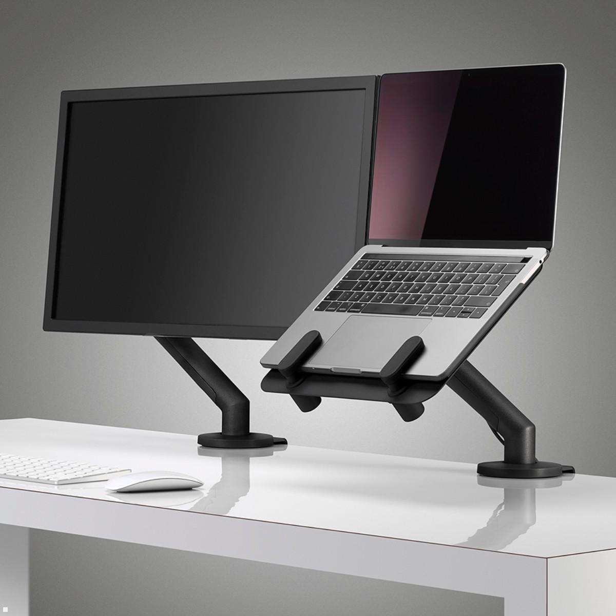 CBS Ollin / Flo Laptop- und Tablethalterung (LAP/003/B), schwarz, Dual Halterung CBS Ollin / Flo Laptop- und Tablethalterung (LAP/003/B), schwarz, Dual Halterung