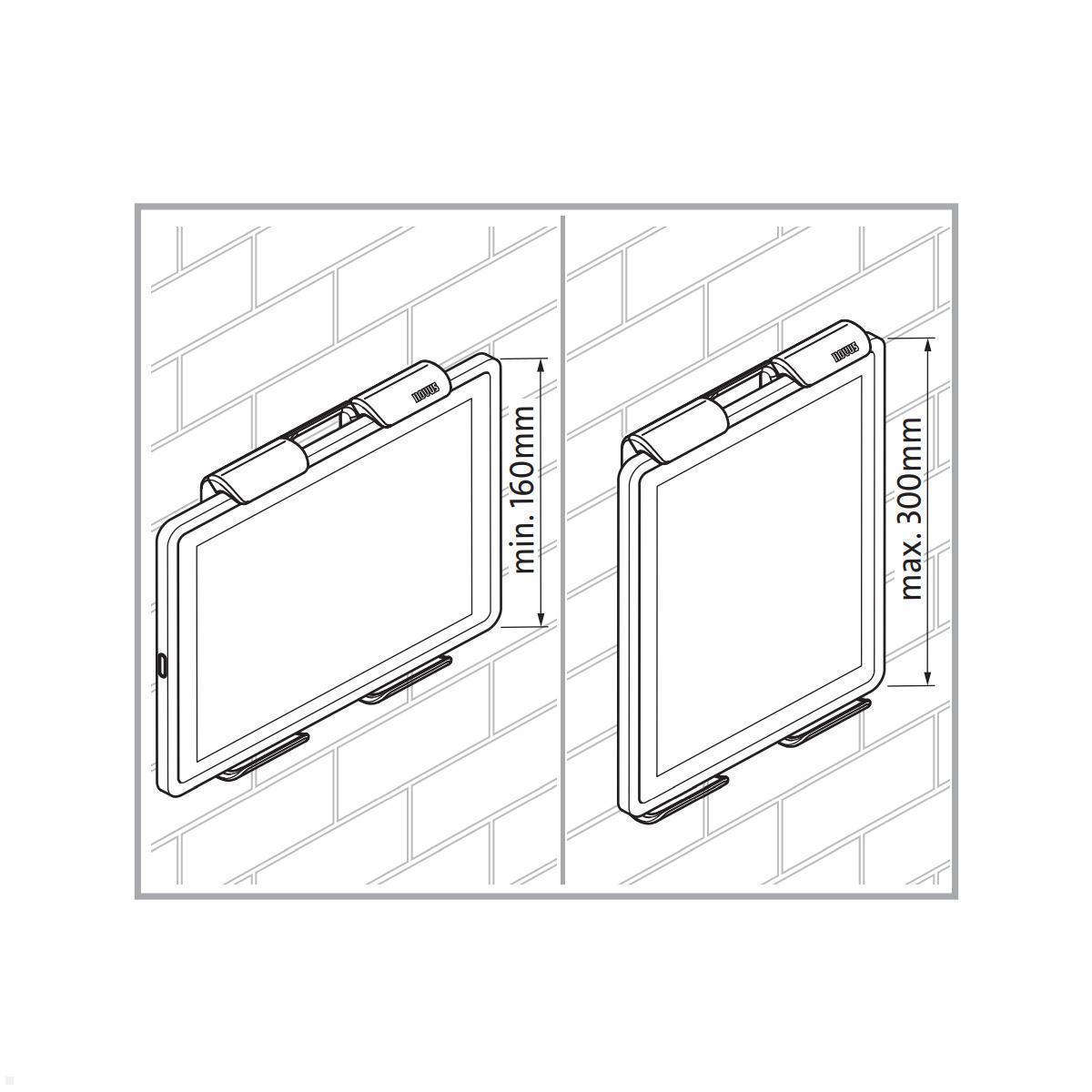 Novus Zubehör MY tab Tablet Halterung an VESA (911+4005+100),anthrazit, VESA Adapterplatte