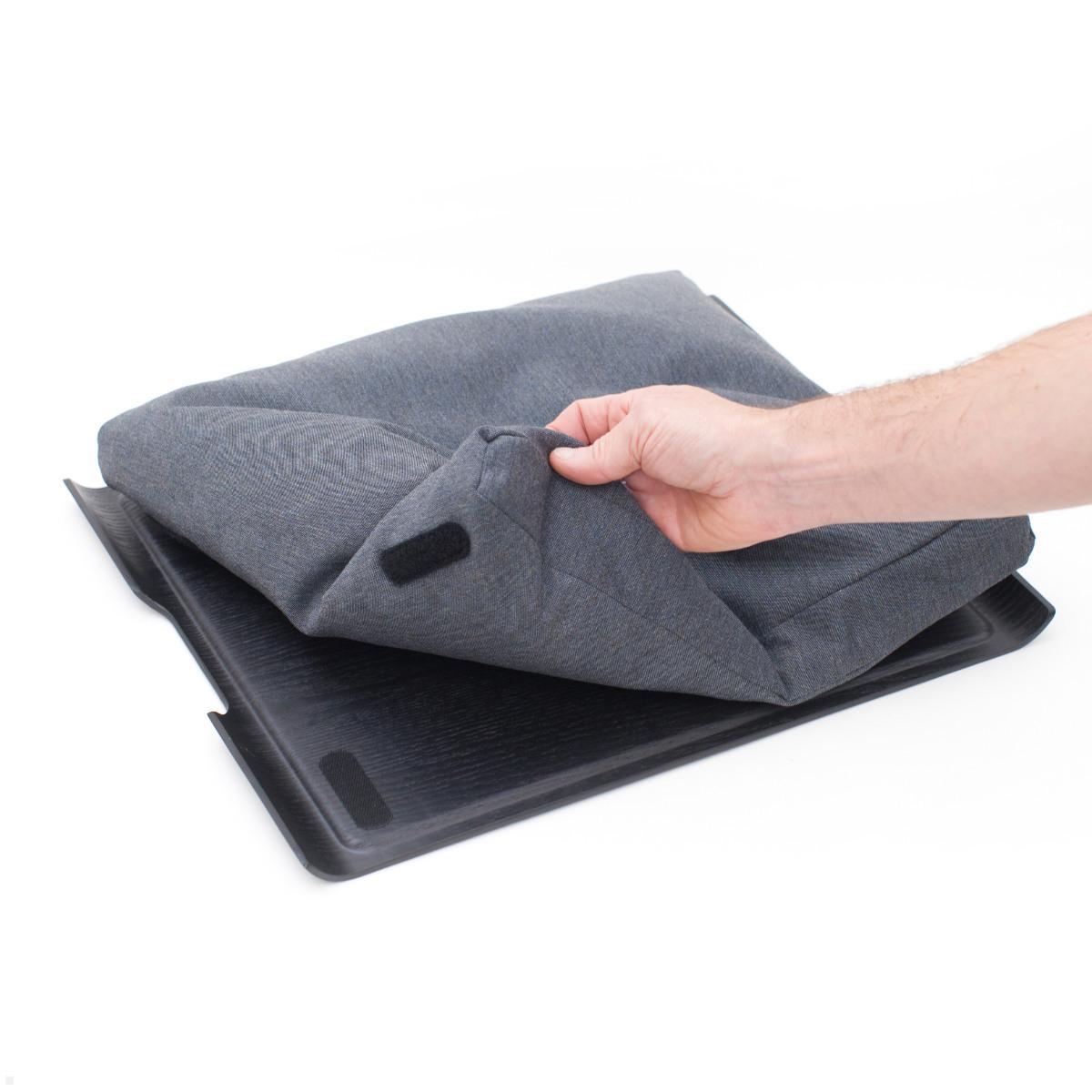 Bosign Laptop Knietablett, rutschfeste Oberfläche, Walnussholz, abnehmbares Kissen Bosign Laptop Knietablett, rutschfeste Oberfläche, Walnussholz, abnehmbares Kissen