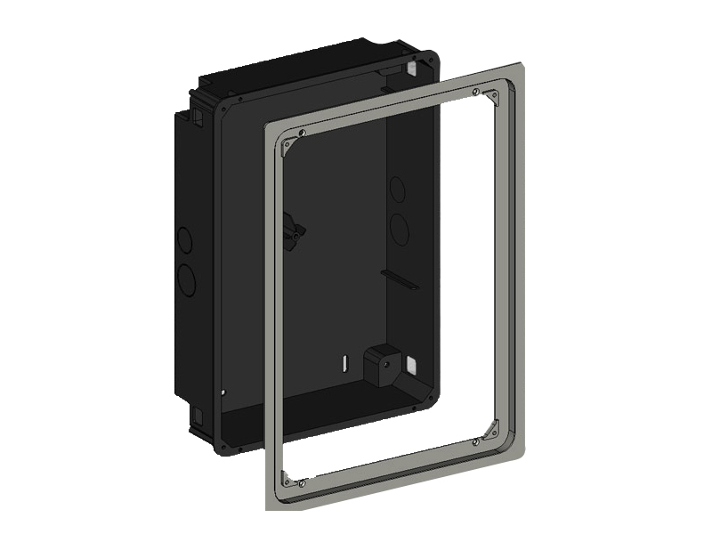 EOL - iRoom miniDock Unterputzdose iPad Mini Alu silber (53BB-MINI)