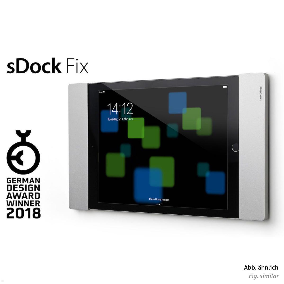 smart things sDock Fix Wandhalter Samsung Tab S7+ / S7FE / S8+ 12.4, schwarz, Auszeichnung smart things sDock Fix Wandhalter Samsung Tab S7+ / S7FE / S8+ 12.4, schwarz, Auszeichnung