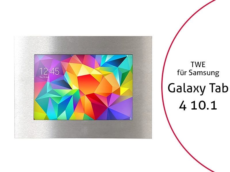 TabLines TWE002E Tablet Wandeinbau für Samsung Tab 4 10.1, Edelstahl TabLines TWE002E Tablet Wandeinbau für Samsung Tab 4 10.1, Edelstahl