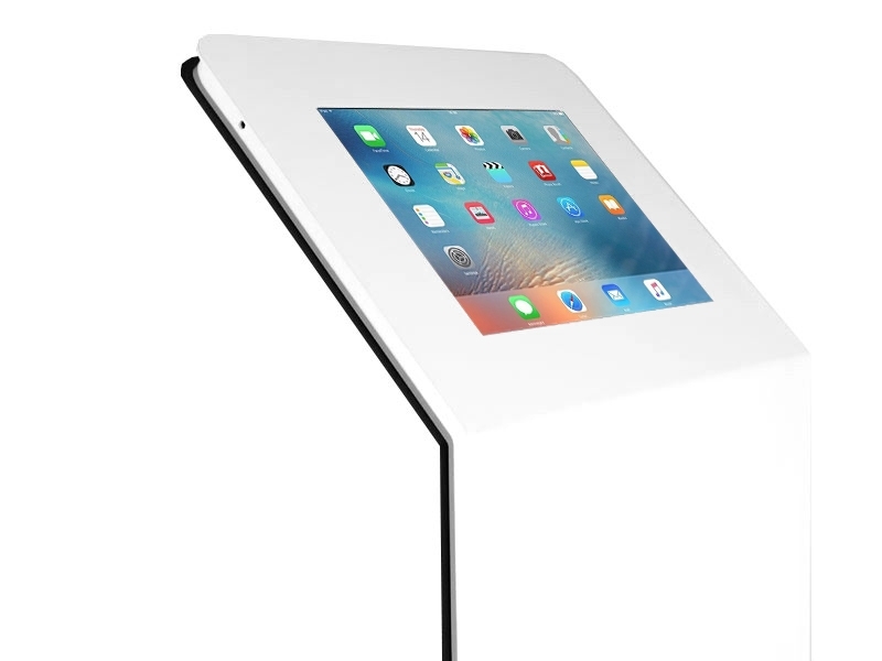 TabLines TBS035 Design Bodenständer mit Powerbank für Apple iPad Air 1 von der Seite TabLines TBS035 Design Bodenständer mit Powerbank für Apple iPad Air 1 von der Seite