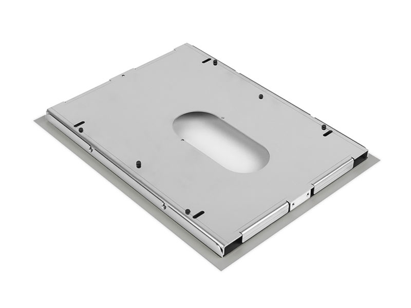 TabLines TWE081S Tablet Wandeinbau für Microsoft Surface Go, silber Rückseite TabLines TWE081S Tablet Wandeinbau für Microsoft Surface Go, silber Rückseite