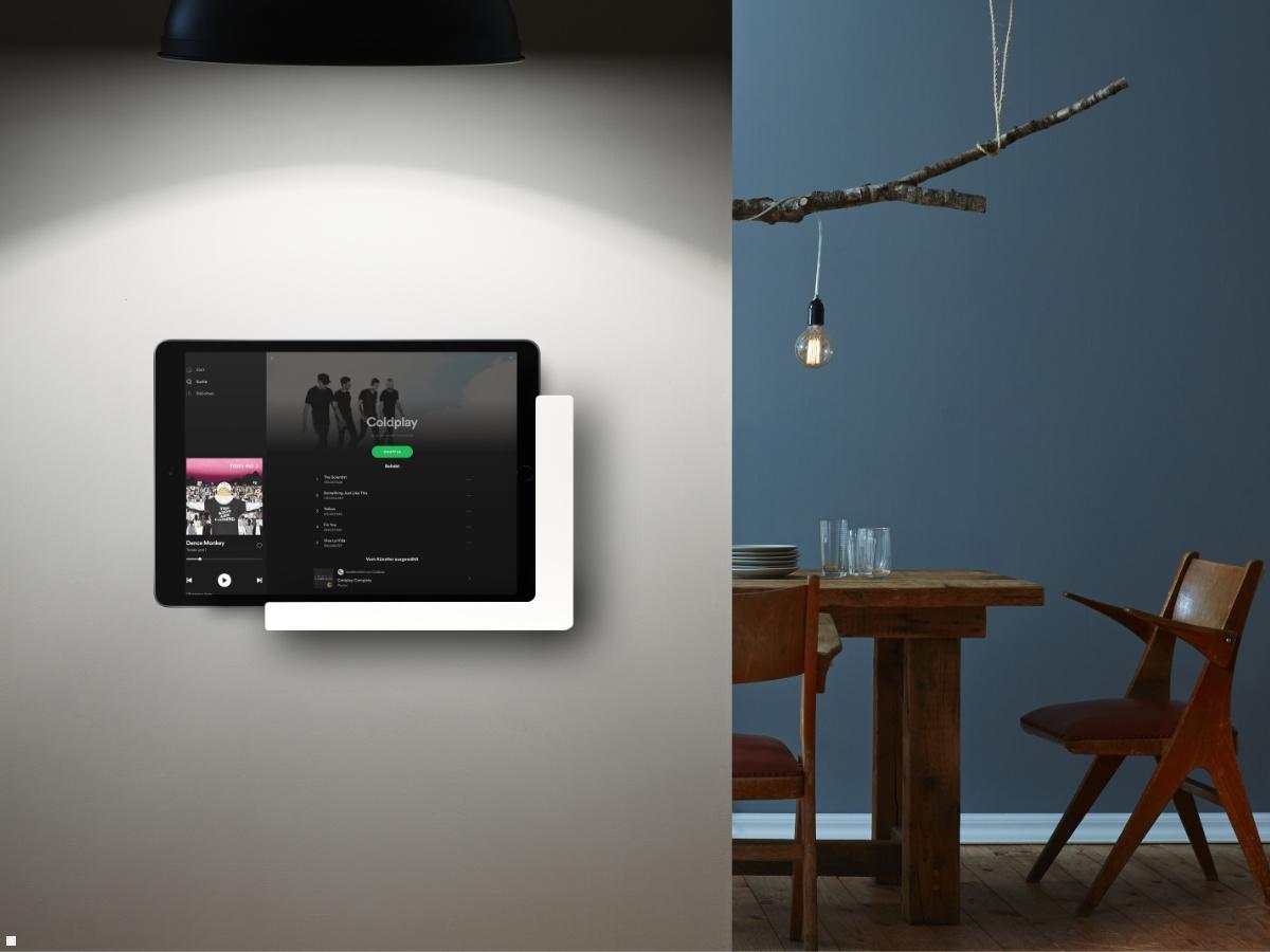 TabLines TWP003B Wandhalterung für iPad Pro 11.0, schwarz, Anwendung Abb. ähnlich TabLines TWP003B Wandhalterung für iPad Pro 11.0, schwarz, Anwendung Abb. ähnlich